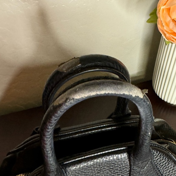 Vivienne Westwood Anglomania Vintage Handbag Black with Star Print Bow Handbag - Picture 10 of 11